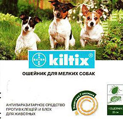 Kiltix (Килтикс) ошейник от блох и клещей для собак