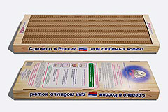 Когтеточка для кошек "Когтедралка Домашняя" с кошачьей мятой