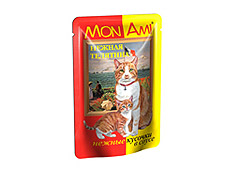 Монами пауч для кошек Телятина 100гр. х 24шт.