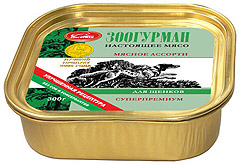 Зоогурман Мясное ассорти для щенков говядина 300гр. х 24 шт.(ламистр)