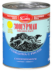 Зоогурман Мясное рагу для собак говядина с рисом 350гр. х 20 шт.