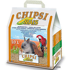 Наполнитель Chipsi Mais Citrus для птиц и грызунов 10л (4,6кг) Кукурузный ароматизированный