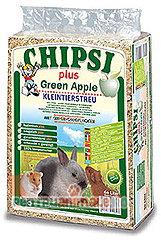 Наполнитель Chipsi Super Green Apple для грызунов 1кг Древесный ароматизированный