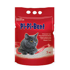 Наполнитель Pi-Pi-Bent Классик комкующийся для кошек (п/э пакет)