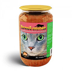 Ночной охотник консервы для кошек Ягненок 650грх8шт (стекло)