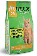 Pronature Original (Пронатюр Ориджинал) 28 сухой корм для Взрослых кошек с цыпленком