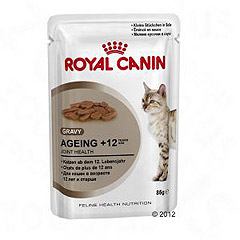 Royal Canin Ageing +12 (Роял Канин Эйджинг) кусочки в соусе для кошек (пауч)