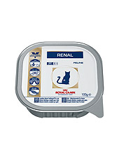 Royal Canin Renal (Роял канин Ренал)  с цыплёнком для кошек (100 гр х 8 шт) ламистр