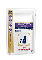 Royal Canin Sensitivity Control (Роял Канин Сенситивити Контрол)  консервы для кошек 100гр х 12шт (пауч)