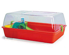 SAVIC Клетка для грызунов с комплектацией HAMSTER RODY 55х39х27см