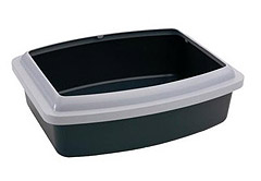 SAVIC Туалет для кошек OVAL TRAYS Large со съемным бортом 46х39х12см