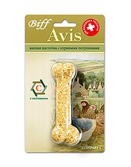 Титбит Косточка Avis с куриными потрошками st.1