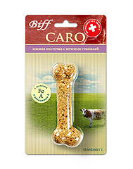 Титбит Косточка Caro с печенью говяжьей st 1