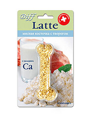 Титбит Косточка Latte с творогом st 1