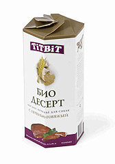 Титбит Печенье с печенью стандарт (350гр.)