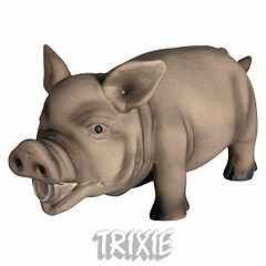 TRIXIE Игрушка для собак "Свинья", латекс 32см