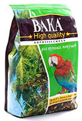 Вака High Quality Корм для крупных попугаев 500гр х 10шт