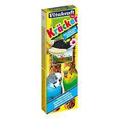 Vitakraft (Витакрафт) Крекеры для волнистых попугаев Кунжут+банан 2шт