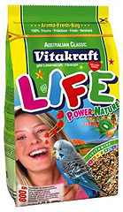 Vitakraft (Витакрафт) LIVE POWER NATURE Корм для волнистых попугаев  800гр