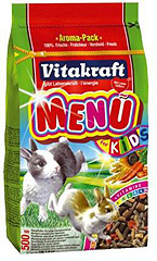 Vitakraft (Витакрафт) MENU KIDS Корм для Молодых кроликов основной 500гр