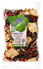 Vitakraft (Витакрафт) NATURE Лакомство для шиншилл Сухофрукты 75гр