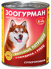 Зоогурман Вкусные потрошки для собак говядина рубец 350 гр. х 20 шт.