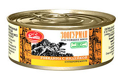 Зоогурман Мясное ассорти для собак говядина с индейкой  100гр. х 24 шт.
