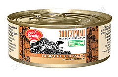 Зоогурман Мясное ассорти для собак говядина  с сердцем 100гр. х 24 шт.